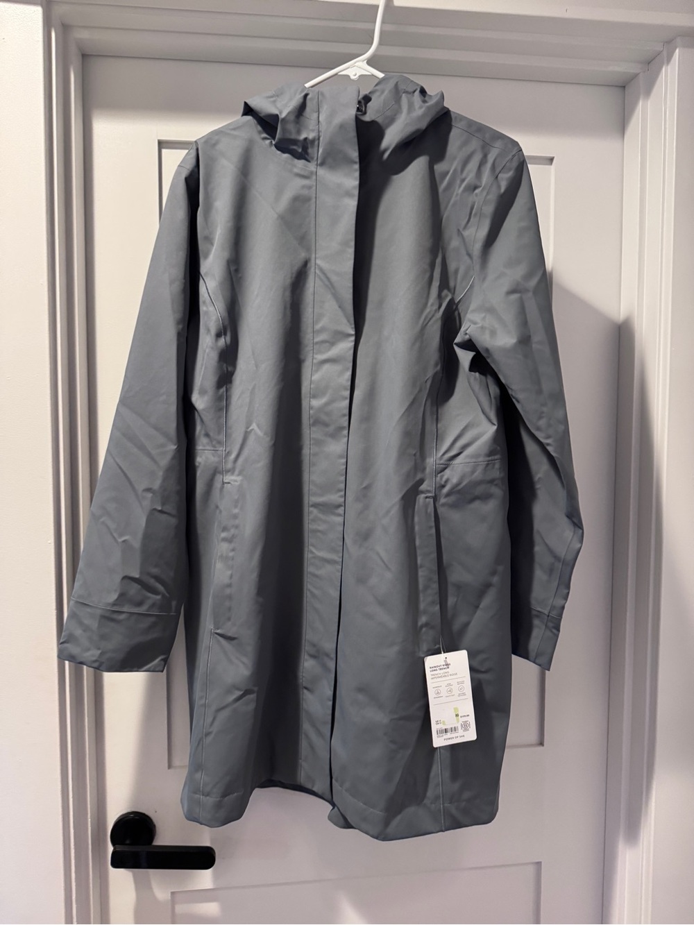NWT- Athleta Rainout Ridge Long Trench - Picture 3 of 8
